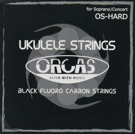 【ORCAS】 ウクレレ弦 セット ソプラノ コンサート用OS-HARD