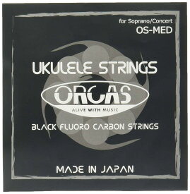 【ORCAS】 ウクレレ弦 セット ソプラノ コンサート用OS-MED