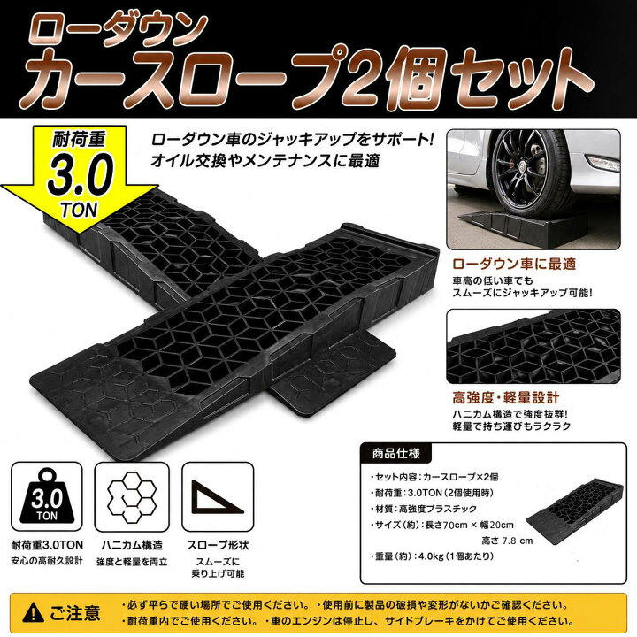 楽天市場】【SALE！】3t 大型車 ローダウン車対応 ジャッキサポート 