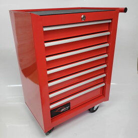 7段キャビネット　　多目的工具箱　収納多数　 赤！＃7段キャビネット