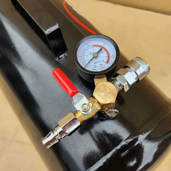 楽天市場】25Lエアーサブタンク 予備タンク 安全弁付き  