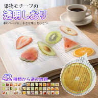【猛暑応援60%クーポン発行中】しおり セット しおり フルーツしおり アクリルしおり 透明しおり 韓国風…