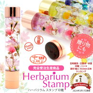 ハーバリウム 印鑑 判子 はんこ ハンコ 花 フラワー 植物標本 父の日 ギフト プレゼント 贈り物 喜ばれる…