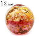 ケラマ サンセット オレンジ ホタルガラス ビーズ 粒売り 12mm ...