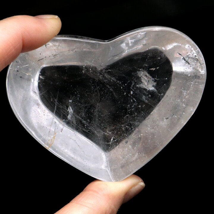 楽天市場】水晶 お皿 虹入り 浄化皿 受け皿 ハート型 プレート 