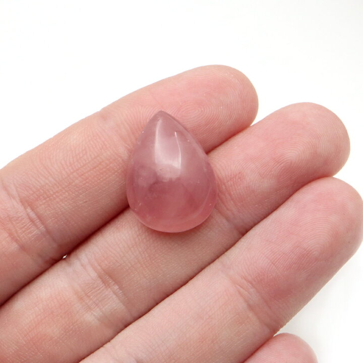 楽天市場】ローズクォーツ ルース 裸石 しずくドロップ 1点物 紅水晶 