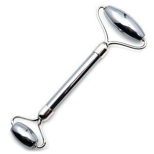 訳あり テラヘルツ鉱石 フェイスローラー ダブルヘッド 美顔 フェイスマッサージ 健康 美容 送料無料 父の日 贈り物 ギフト 贈り物 喜ばれる 女性 ころころ ひんやり 氷を溶かす 父の日 プレ