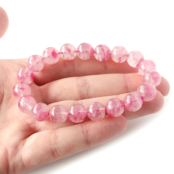 楽天市場】ロードナイト シリカ ブレスレット 10.5mm 天然石 1点もの  