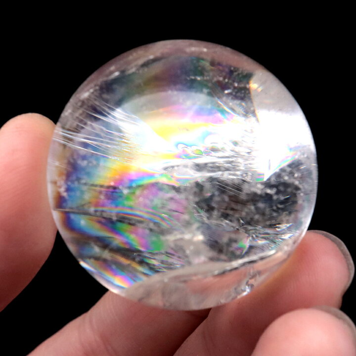 楽天市場】アイリスクォーツ 丸玉 水晶 虹入り 天然 直径約37mm 台座 