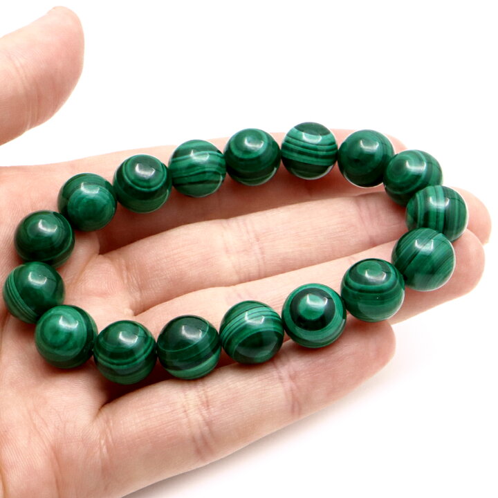 楽天市場】マラカイト 天眼 ブレスレット 12mm 天然石 孔雀石  