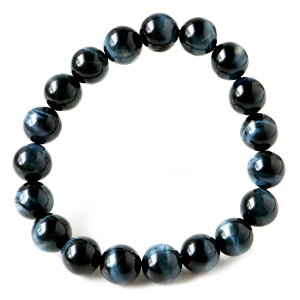 ブルー タイガーアイ ブレスレット 10mm キャッツアイ 青虎目 パワーストーン 父の日 贈り物 プレゼント ギフト 贈り物