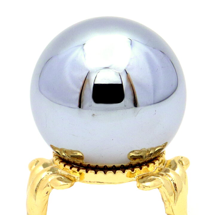 楽天市場】テラヘルツ鉱石 丸玉 直径 約30mm 台座付き 表面つやつや 