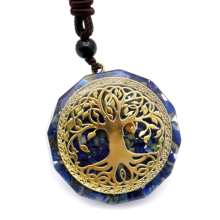 楽天市場】オルゴナイト ペンダント ツリーオブライフ 生命の樹 幸運  
