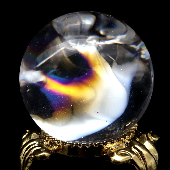 楽天市場】アイリスクォーツ 丸玉 水晶 虹入り AA 天然 直径約29mm 