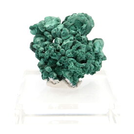 マラカイト 原石 1点物 69g 台付き コンゴ産 Malachite 孔雀石 天然石 送料無料 母の日 贈り物 ギフト プレゼント