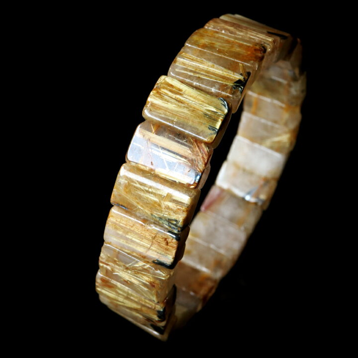 楽天市場】タイチン ルチルクォーツ AAA バングル ブレスレット 太陽  