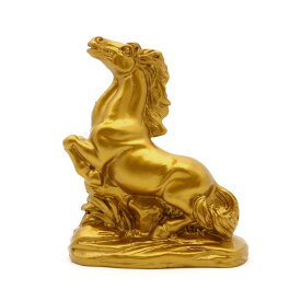 馬 2026年 干支 午年 置き物 樹脂製 Sサイズ 正月 新年 縁起物 彫り物 開運 元宝 財運 商売繁盛 風水グッズ うま 置物 ホース 年末年始 家庭用 幸福 幸運 クリスマス