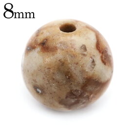 姫川薬石 粒売り ビーズ 1粒 8mm 新潟県 糸魚川産 日本の銘石 パワーストーン 日本製 himekwa rhyolite 贈り物 ギフト プレゼント クリスマス
