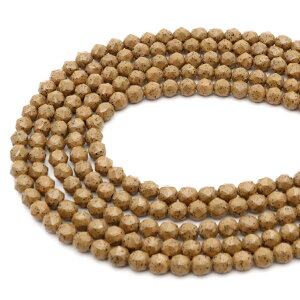 北投石 ビーズ パーツ 6mm 橙色 オレンジ スターカット 一連 約40cm マイナスイオン ホルミシス効果 台湾産 ほくとうせき セラミック パワーストーン 天然石 ラジウム Hokutolite 送料無料 父の日