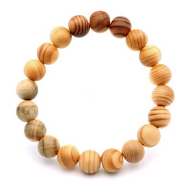 高野山 六木 りくぼく ブレスレット 11mm 木箱付き 世界遺産 金剛峯寺 念珠 天然 パワーストーン Koyasan ウッドブレス 送料無料 父の日 贈り物 ギフト プレゼント