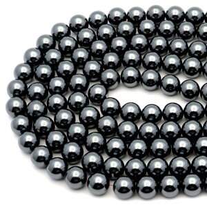 w}^Cg A  40cmO 12mm r[Y o C ԓSz p[Xg[ VR Hematite ̓ 蕨 Mtg v[g