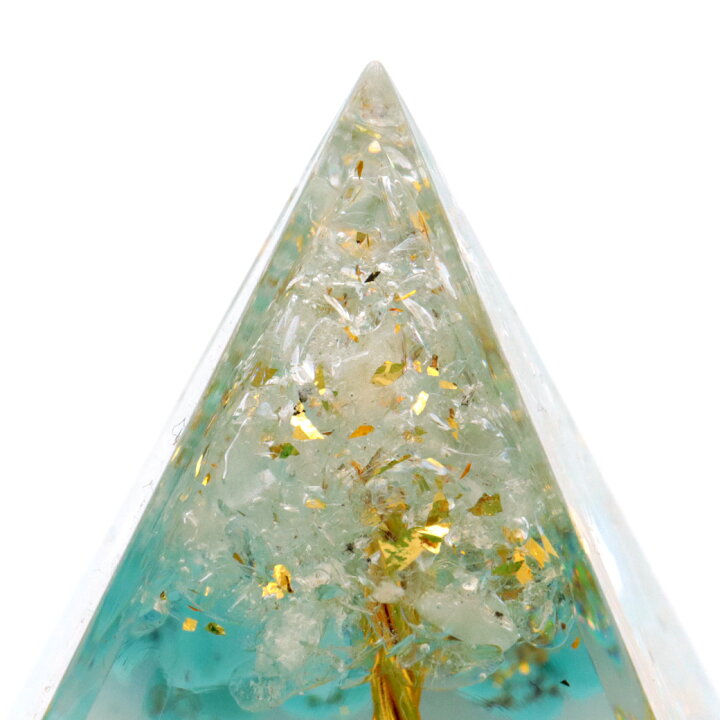 楽天市場】オルゴナイト ピラミッド 招財樹 ツリー 天然石 さざれ  