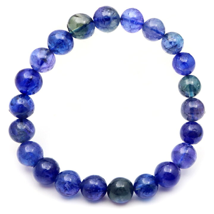 楽天市場】タンザナイト ブレスレット バイカラー 9.5-10mm 12月  