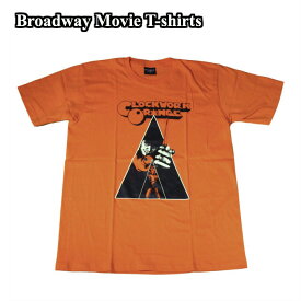 【送料無料】時計じかけのオレンジ 映画Tシャツ コットンTシャツ オレンジ メンズ カルト ヴァイオレンス 名作 ドラッグ キューブリック ロンドン アレックス おしゃれ スケーター ストリート系 M/L/XLサイズ 男女兼用 ユニセックス 半袖