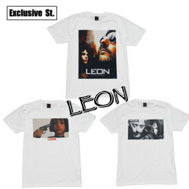 【送料無料】レオン 映画Tシャツ プリントTシャツ ホワイト メンズ 半袖 LEON マチルダ ジャン・レノ ナタリー・ポートマン おもしろデザイン ピストル 殺し屋 ヒットマン おしゃれ ストリート系 M/L/XLサイズ 春夏 夏物 メンズファッション レディース ユニセックス 男性