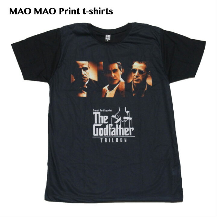 楽天市場 送料無料 映画tシャツ ゴッドファーザー プリントtシャツ ブラック メンズ マフィア アル パチーノ アメリカ ドン コルレオーネ イタリア おしゃれ ストリート系 カッコイイ クール 柄物 半袖 M L Xlサイズ 男女兼用 ユニセックス メンズファッションone Sky