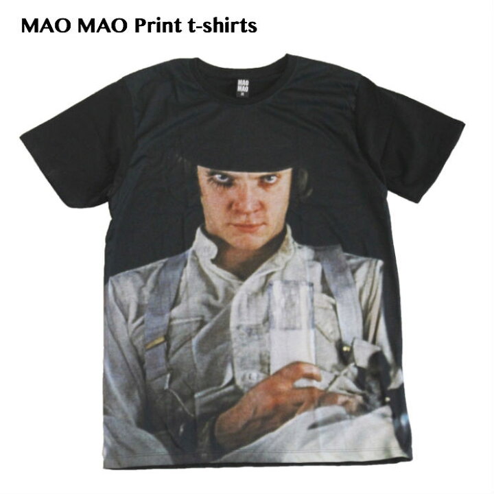 楽天市場 送料無料 Mao Mao プリントtシャツ ブラック メンズ 映画 時計じかけのオレンジ キューブリック 名作 アレックス バイオレンス ドルーグ ロンドン おしゃれ ストリート系 インパクト抜群 カッコイイ クール インナー 柄物 半袖 M L Xlサイズ メンズ 楽天市場 送料無料 Mao Mao プリントtシャツ ブラック メンズ 映画 時計じかけのオレンジ キューブリック 名作 アレックス バイオレンス ドルーグ ロンドン おしゃれ ストリート系 インパクト抜群 カッコイイ クール インナー 柄物 半袖 M L Xlサイズ メンズ