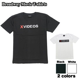 【送料無料】映画Tシャツ コットンTシャツ ブラック ホワイト メンズ エックスビデオ X VIDEO エロ おもしろTシャツ ジョーク プレゼント ギフト ストリート系 スケーター M/L/XL 男女兼用 ユニセックス 大きいサイズ 半袖