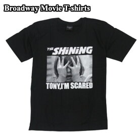 【送料無料】シャイニング ホラー映画Tシャツ コットンTシャツ ブラック メンズ アメリカ キューブリック ジャック・ニコルソン ダニー おしゃれ スケーター ストリート系 M/L/XLサイズ 男女兼用 ユニセックス 半袖
