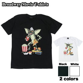 【送料無料】映画Tシャツ グレムリン ギズモ ストライプ コットンTシャツ ブラック ホワイト アメリカ 名作 アメカジ プレゼント ギフト おしゃれ ストリート系 M/L/XL 男女兼用 ユニセックス 大きいサイズ 半袖