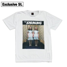 【送料無料】映画Tシャツ シャイニング 双子 おもしろ プリントTシャツ ホワイト メンズ 半袖 ジャック・ニコルソン ダニー 名作 ストリート系 M/L/XLサイズ 春夏 夏物 メンズファッション レディース ユニセックス 男性