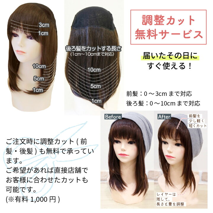 楽天市場】帽子付きウィッグ アウトレット ウィッグ付き キャップ ワン 
