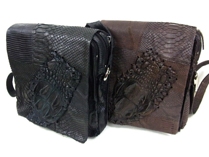 楽天市場】☆SALE!!☆ インパクト大! パイソン×クロコダイル×リザード  