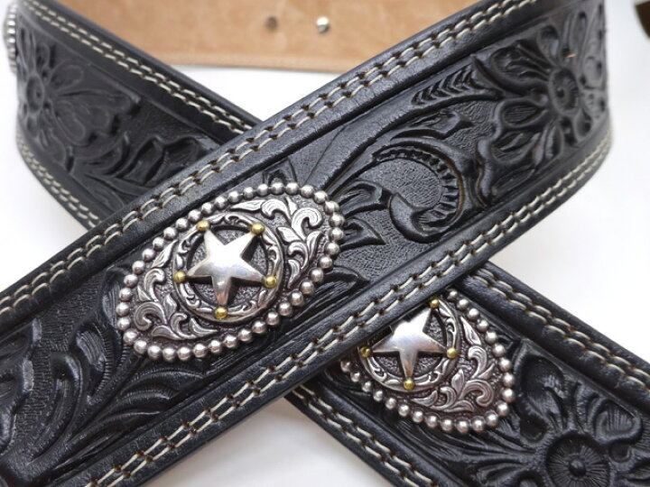 楽天市場】☆Justin☆ ローンスター コンチョ付 フラワーカービング  