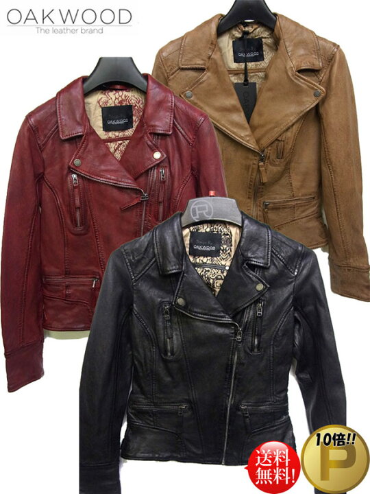 OAKWOOD オークウッド レザージャケットダブル