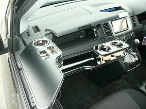 LY系MPV(06/2〜) サイドテーブル助手席側 カスタム カスタムパーツ 車内収納 高級感 インテリア性 ドリンクホルダー付き 日本製 自社製作 職人仕上げ カーアクセサリー カー用品 車用収納