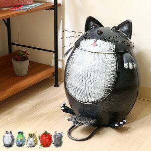 【送料無料】ゴミ箱 ダストボックス ペダル式 ペダル スチール おしゃれ かわいい アニマル 日用品 雑貨 ごみ入れ ふたつきゴミ箱 蓋 蓋つき 生活雑貨 キッチン リビング インテリア おむつ