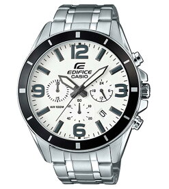 カシオ CASIO エディフィス クロノ クオーツ メンズ 腕時計 EFR-553D-7B ホワイト［並行輸入品］［t-1］