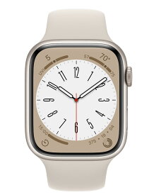 新品 Apple Watch Series 8（GPS + Cellularモデル） 45mm　スターライトアルミニウムケースとスターライトスポーツバンド