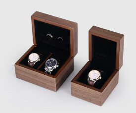 Watch 木製腕時計ケース 1本 2本 3本 4本収納 腕時計収納ケース高級ウォッチボックス 時計 インテリア 展示 ディスプレイ コレクション 防塵 木 PU プレゼント コレクション ディスプレイ
