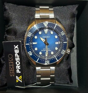 SEIKO �Z�C�R�[ PROSPEX �v���X�y�b�N�X �_�C�o�[�Y�E�H�b�` �����Y �������� SPB321J1 KING SUMO �L���O�X���E �u���[ 200m�h�� �T�t�@�C�A�K���X Cal.6R35 �r���v �����ʐ^�f�� ���s�A���i
