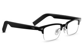 HUAWEI Eyewear ウェリントン型ハーフリム Bluetoothワイヤレススマートグラス レンズ交換可能 スマートコントロール マイク通話 音漏れ低減設計 長時間バッテリー ブラック