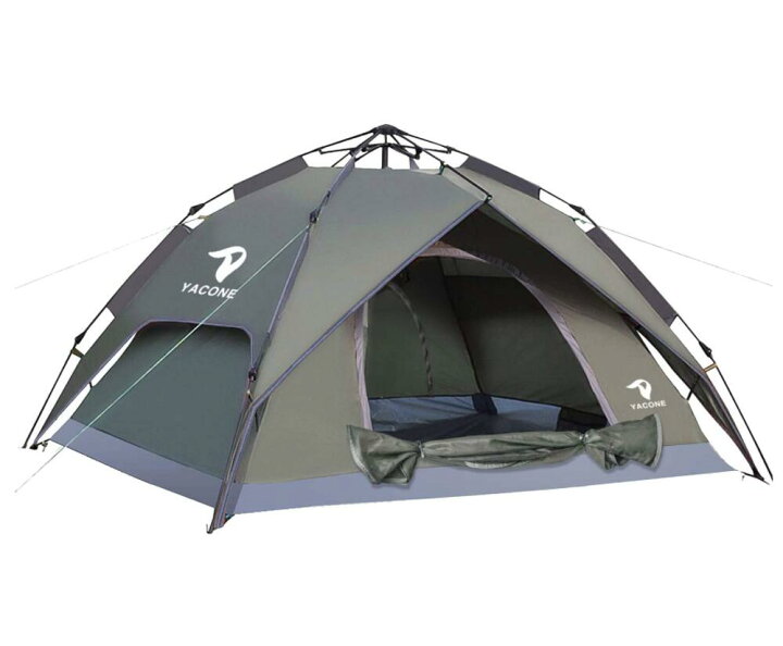 楽天市場】YACONE テント ワンタッチテント 2WAY テント 3〜4人用 設営 