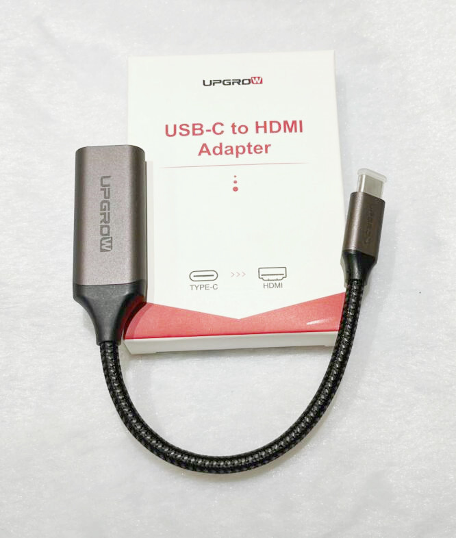 USB-C HDMI 変換アダプタ 編込み 耐久性抜群 USB Type C HDMI 変換