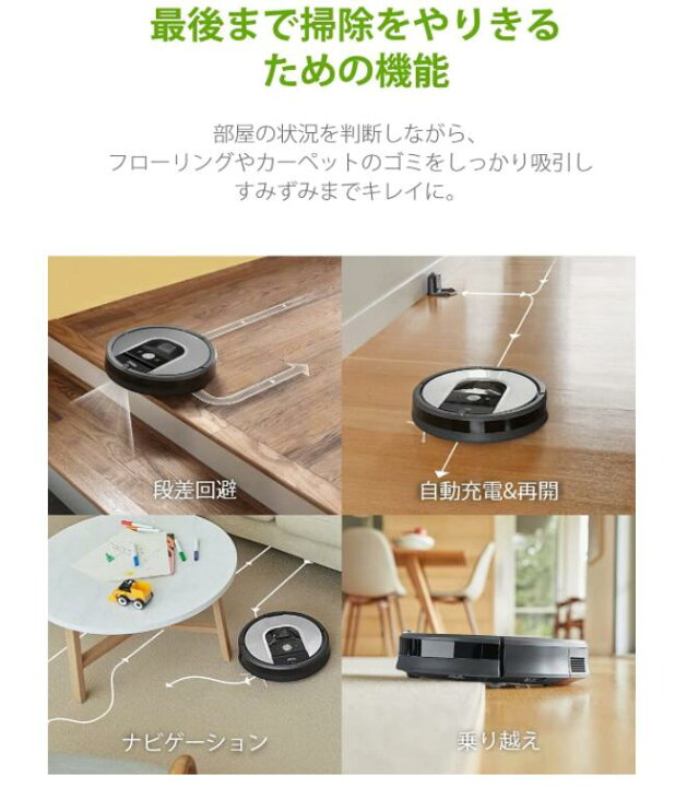 楽天市場】ルンバ 961 ロボット掃除機 アイロボット カメラセンサー 