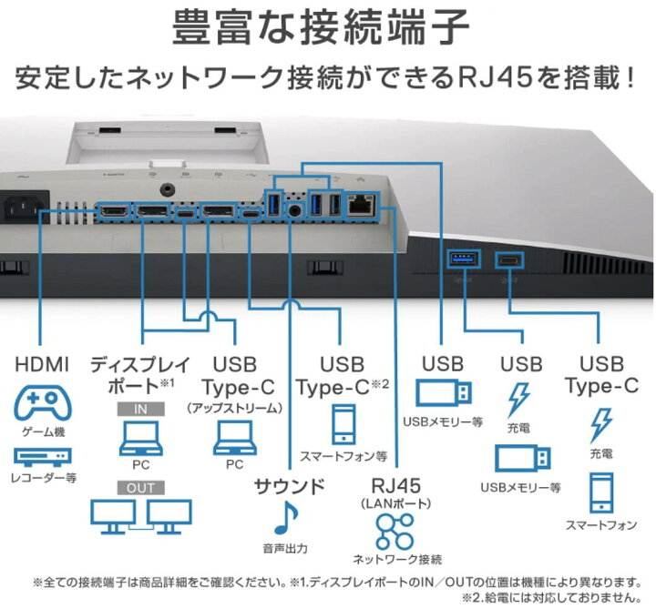 楽天市場】Dell U2722DE 27インチ USB-Cハブモニター (3年間無輝点交換 